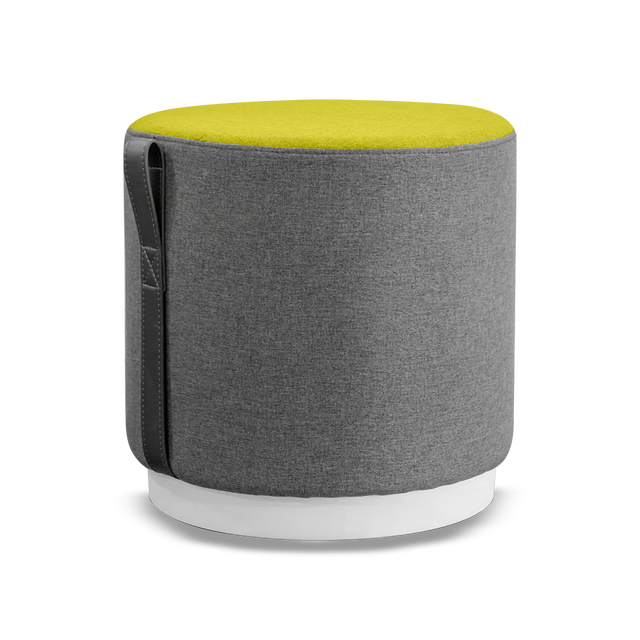 ASTRA POUF CELESTE LATERAL GRAFITO