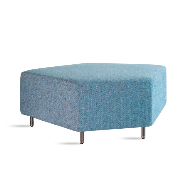 FLOWER CELESTE POUF POLIGONO 4P BAJA