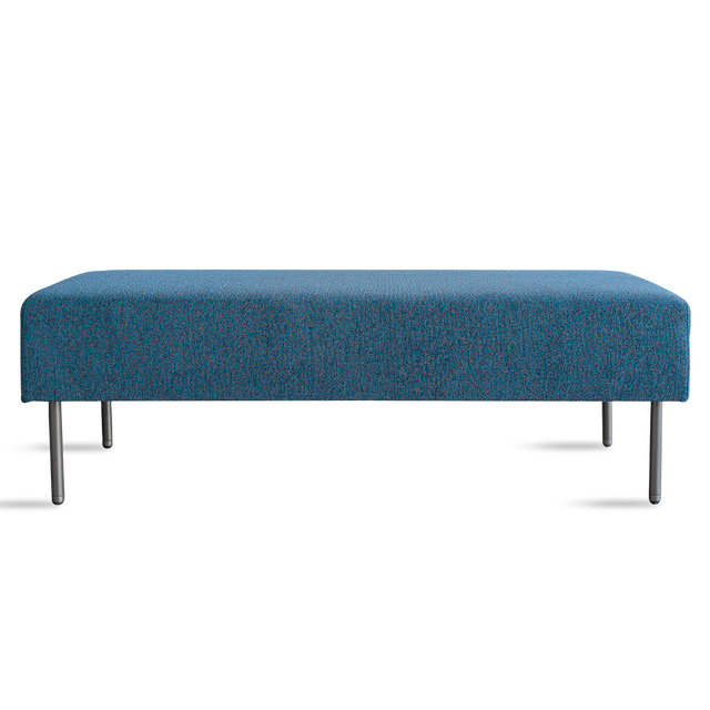 FLOWER AZUL POUF 4P ALTA METAL 2C