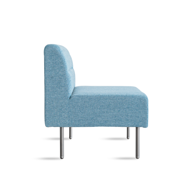 FLOWER AZUL SOFA+RESP 2C 4P ALTA METAL
