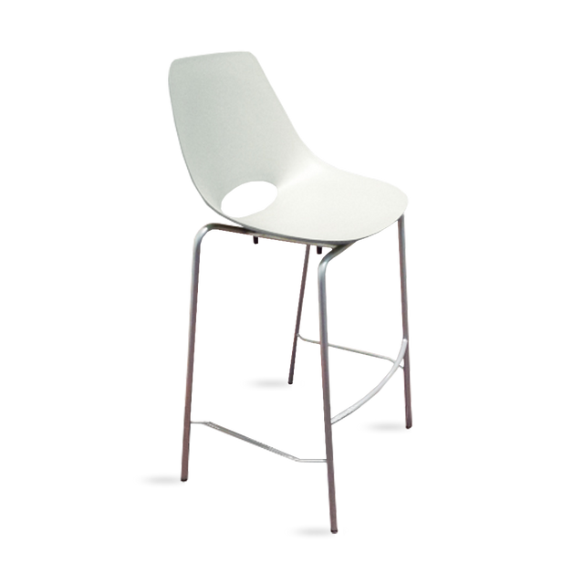 COUPE TABURETE BLANCA POLIPROPILENO