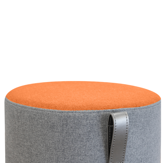 ASTRA POUF CELESTE LATERAL GRAFITO
