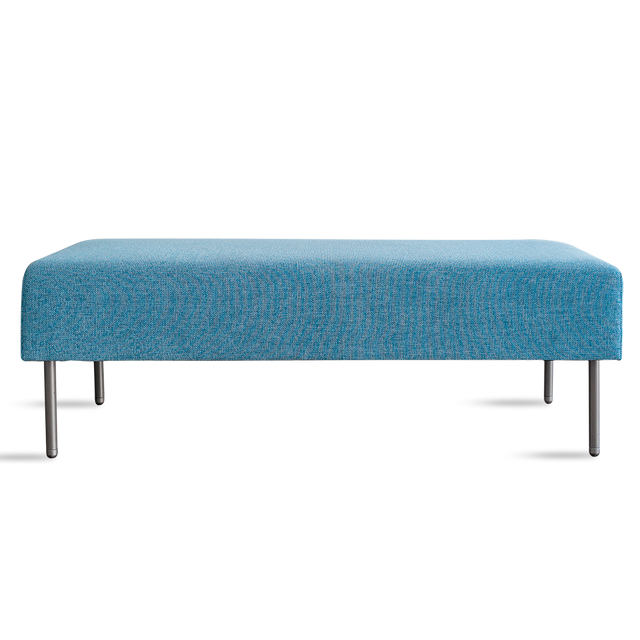 FLOWER AZUL POUF 4P ALTA METAL 2C