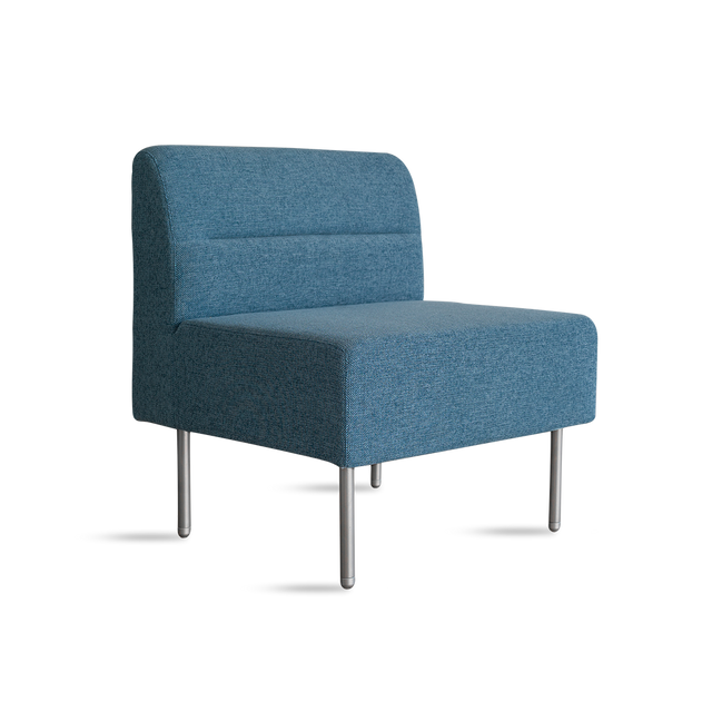 FLOWER AZUL SOFA+RESP 1C 4P ALTA METAL