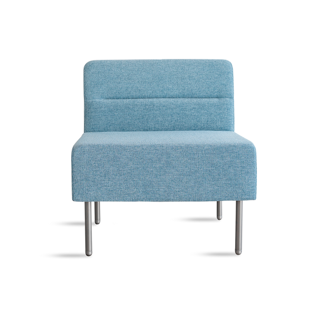 FLOWER AZUL SOFA+RESP 1C 4P ALTA METAL