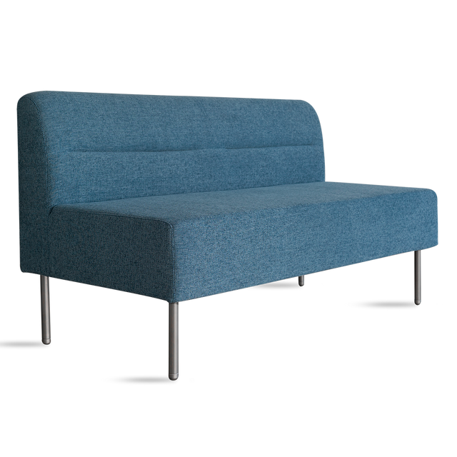 FLOWER AZUL SOFA+RESP 2C 4P ALTA METAL